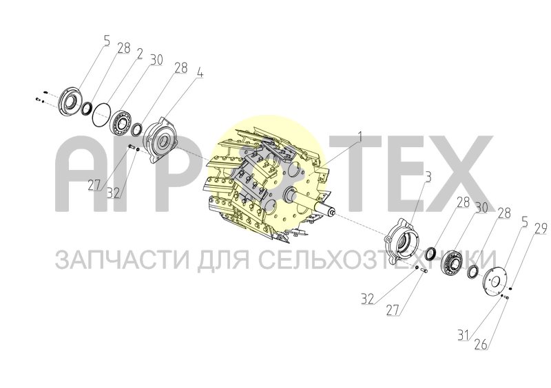 Чертеж Барабан (100.15.02.000Ф)